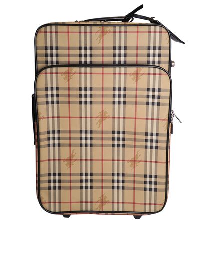 Burberry Vintage Haymarket Suitcase Medium, front view